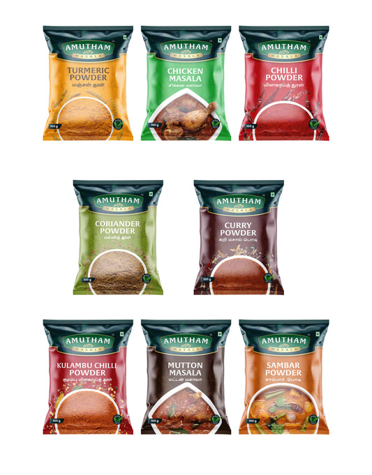 Amutham Masala Bundle - 100g | Pack of 8
