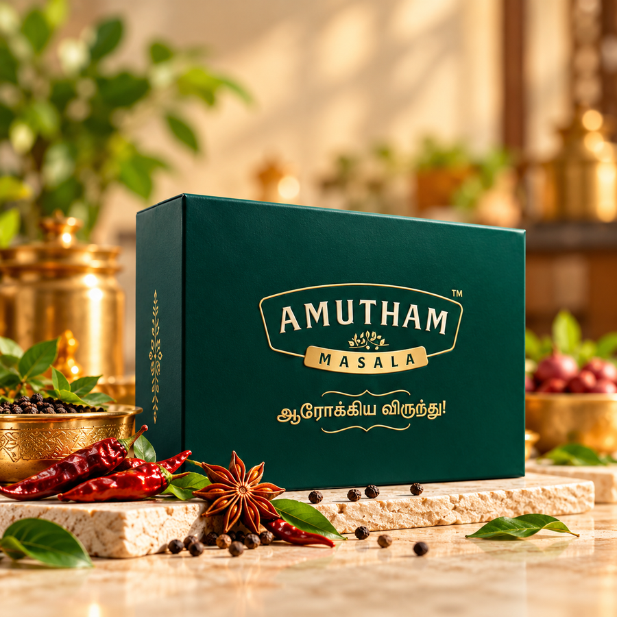 Amutham Masala gift box with spices